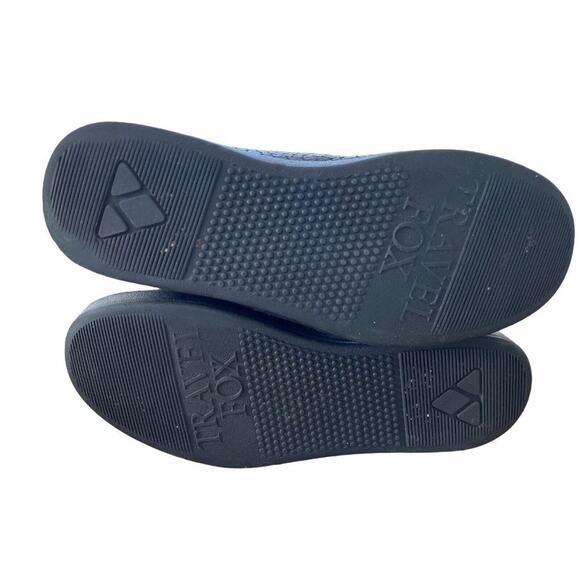 41 (8) Travel Fox Men's Cancun Snake Embossed Black Sneakers Shoes - Picture 8 of 12